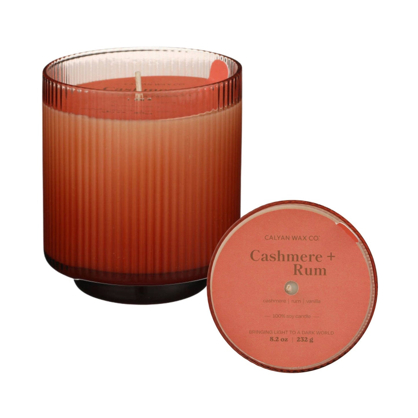 Cashmere + Rum Radiance Series Soy Candle