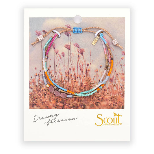 Love/Rhodochrosite/Gold Bracelet