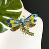 Colorful Dragonfly Brooch
