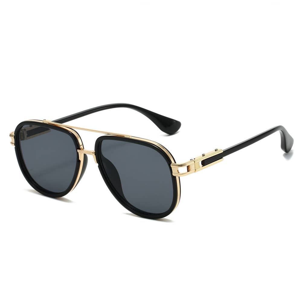 Classic Retro Double Bridge Sunglasses