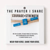 COURAGE + STRENGTH Christian Cord Bracelet