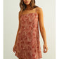 Fall Leaf Print Dress