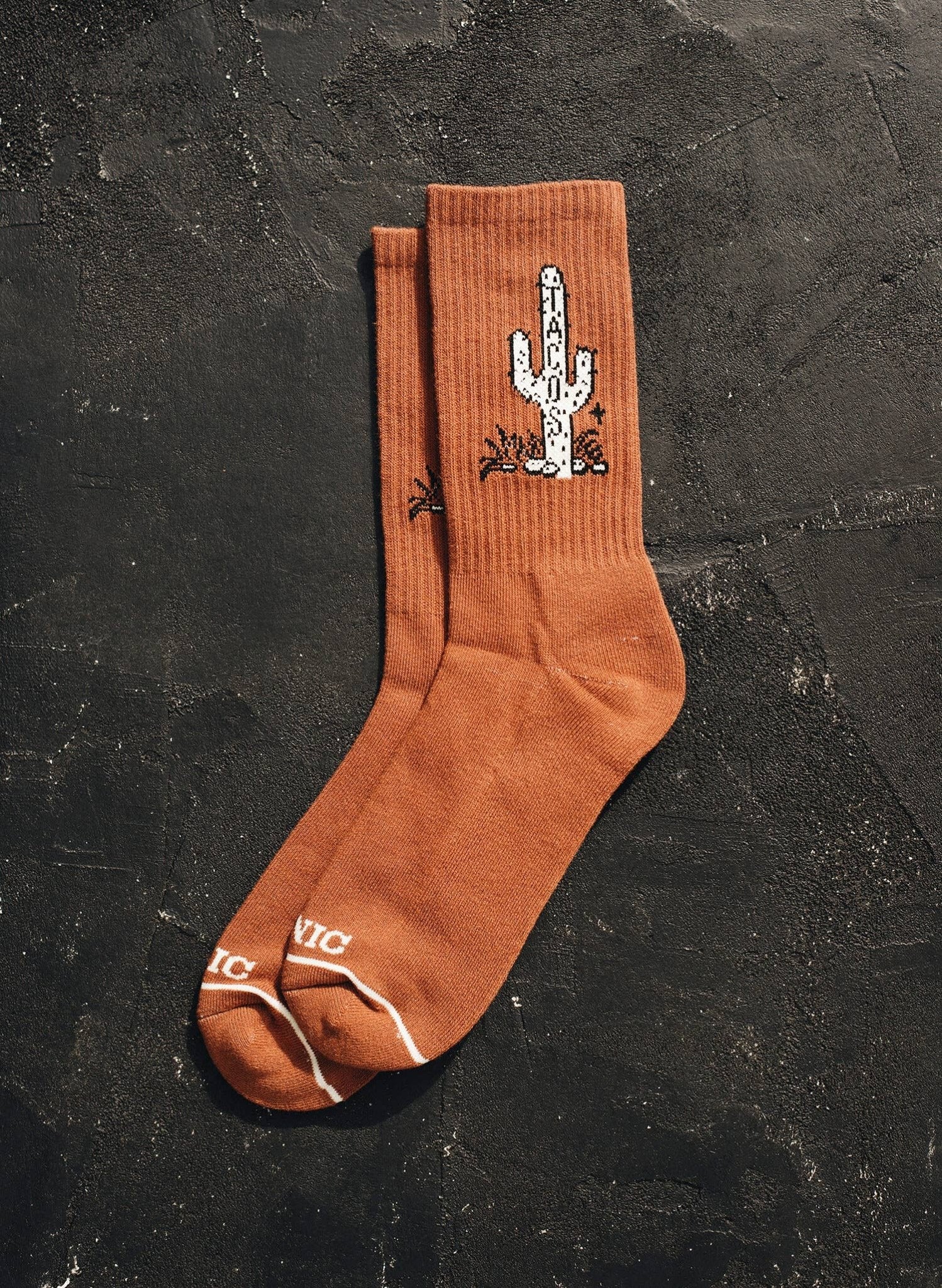 Cactus Taco Western Crew Socks - Purpose + Passion Boutique