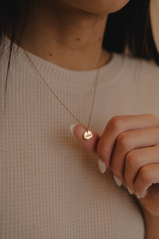 Called Disc Necklace - Purpose + Passion Boutique
