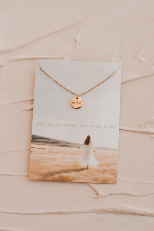 Called Disc Necklace - Purpose + Passion Boutique