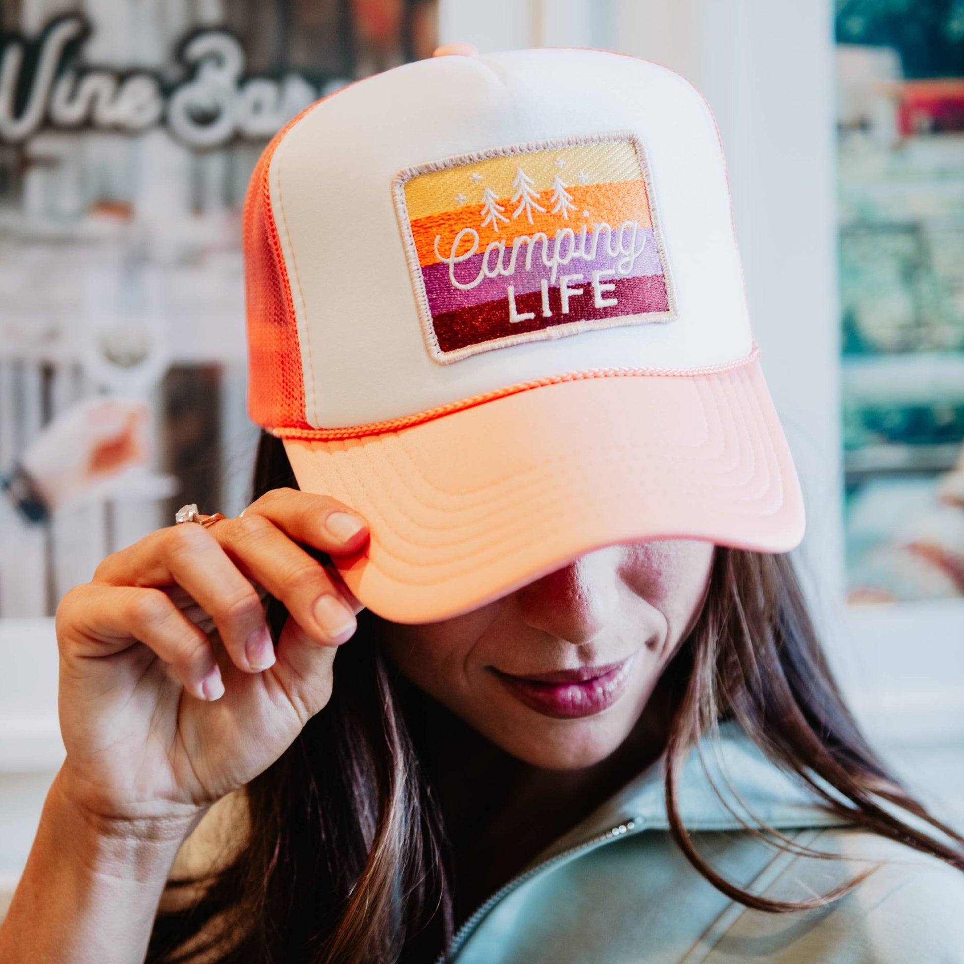Camping LIFE Patch Foam Trucker Hat - Purpose + Passion Boutique