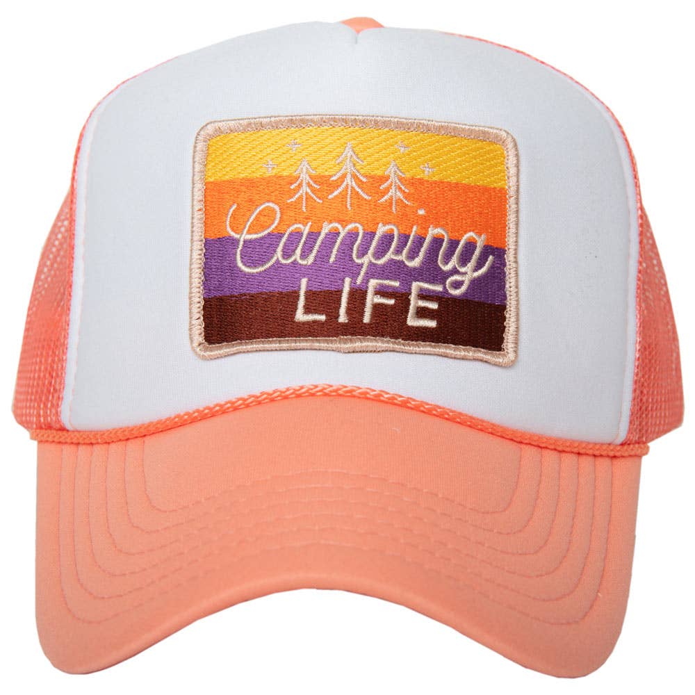 Camping LIFE Patch Foam Trucker Hat - Purpose + Passion Boutique