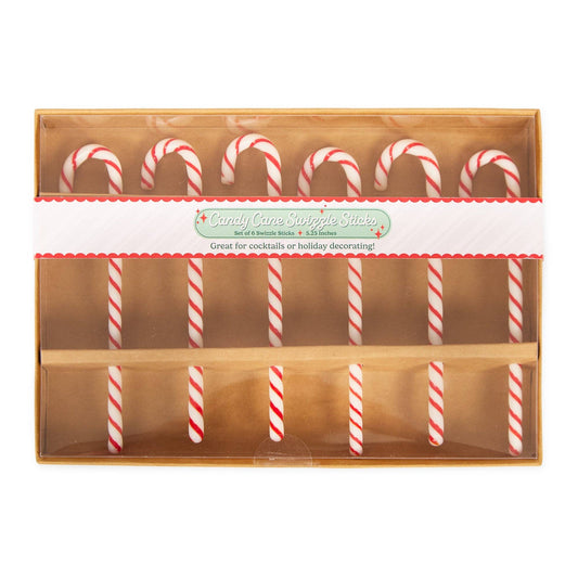 Candy Cane Swizzle Stick (Set of 6) - Purpose + Passion Boutique