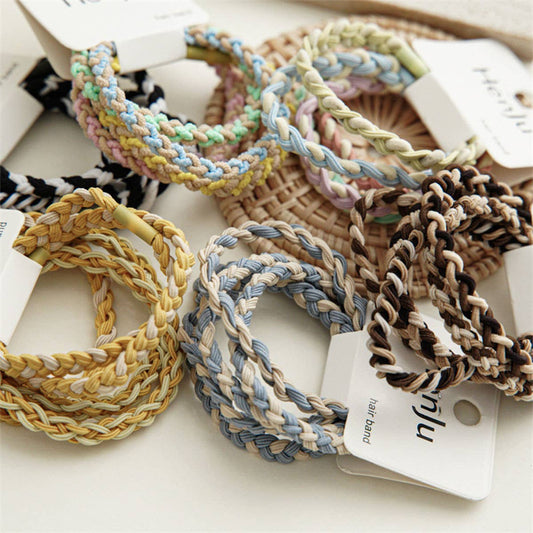 Candy Color Twisted Hair Ties (5pc) - Purpose + Passion Boutique
