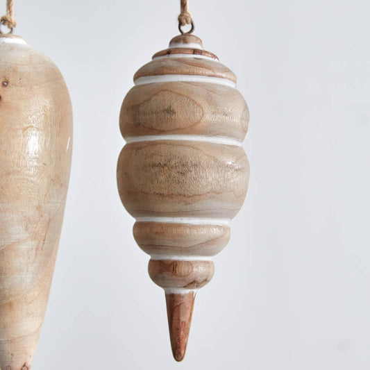 Carved Wood Ornament - Purpose + Passion Boutique