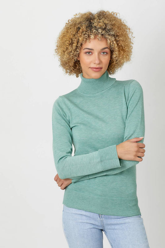 Cashmere Turtle Neck Sweater - Purpose + Passion Boutique