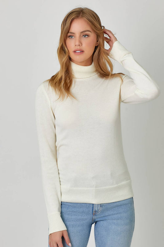 Cashmere Turtle Neck Sweater - Purpose + Passion Boutique