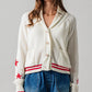 American Flag Star Shawl Collar Cardigan