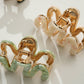 Willow Mini Garden Squiggle Metal Claw Clip