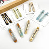Hollow Oval Hair Clip Set