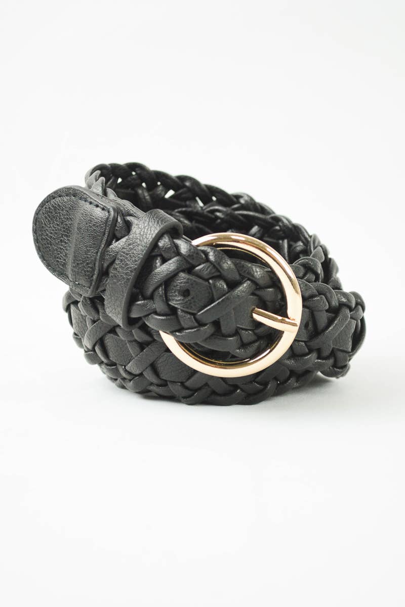 Double Braided Belt with Buckle