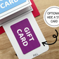 Graduation Waterfall Gift Card Holder - Black Cardstock
