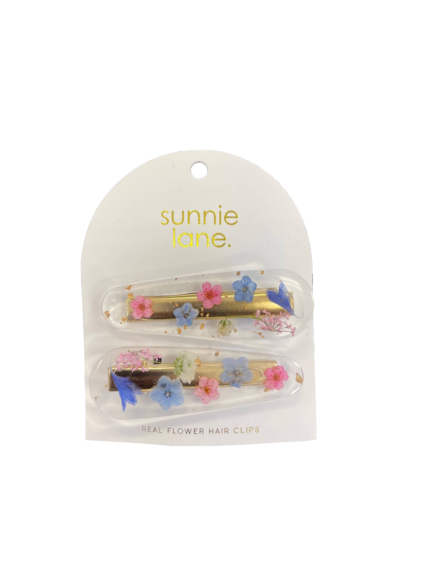 Real Pressed Flowers Hair Clip
