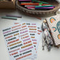 Books of the Bible Header Sticker Labels