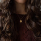 Beaded Chain Cross Necklace