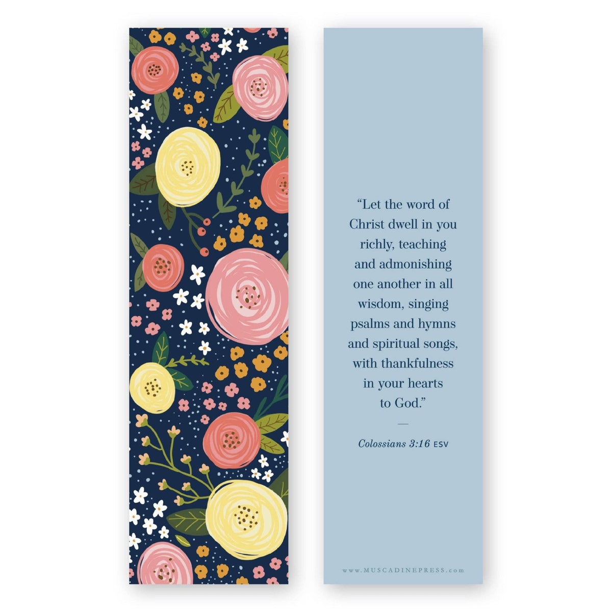 Let the Word Dwell Bible Verse Bookmark