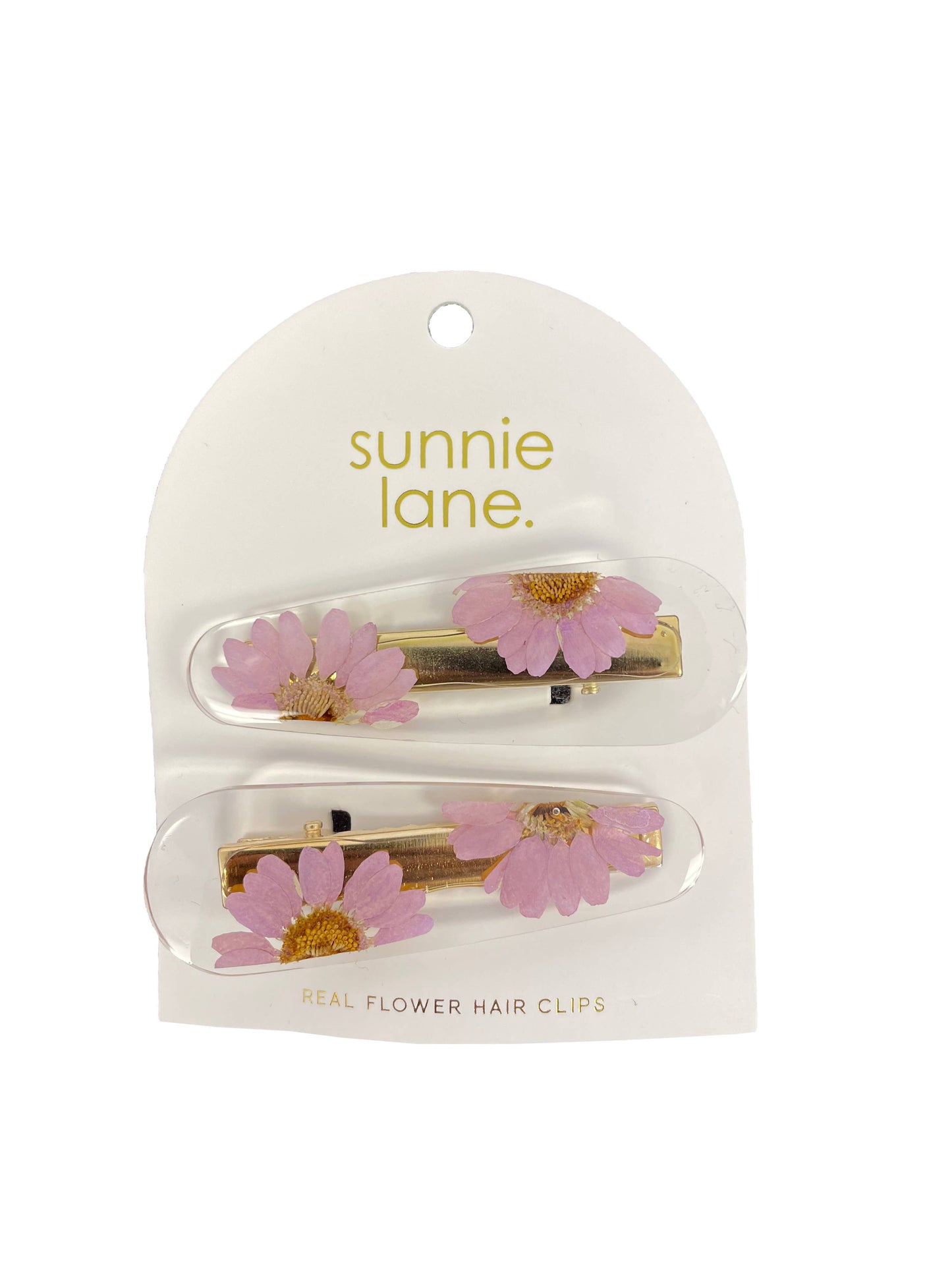 Real Pressed Flowers Hair Clip
