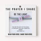 BE THE LIGHT Christian Cord Bracelet