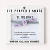 BE THE LIGHT Christian Cord Bracelet