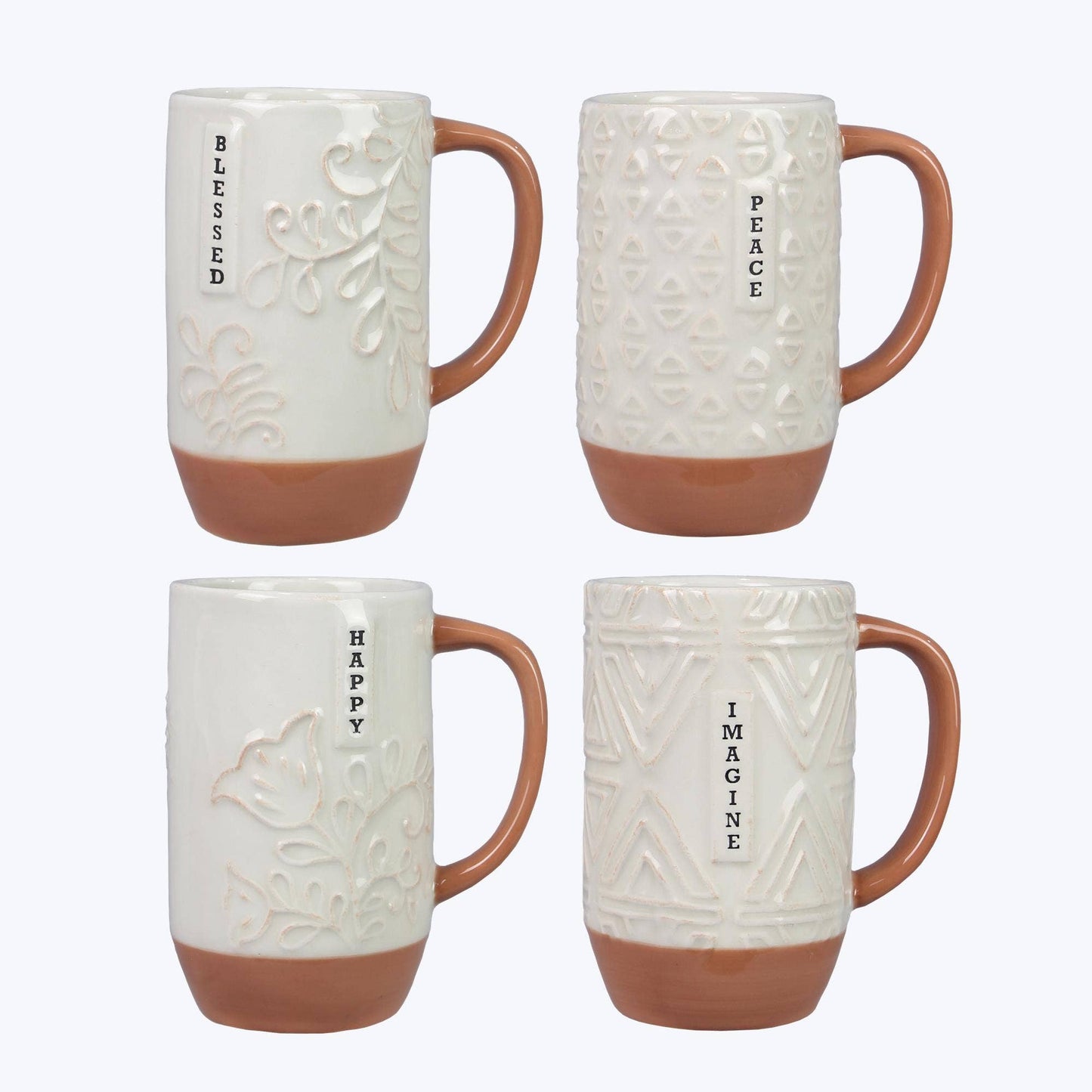 Ceramic Terra Cotta Inspirational Mug - Purpose + Passion Boutique