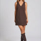 Cocoa Denim Mini Dress