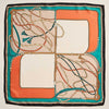 Chain Rope Printed Square Silky Satin Scarf - Purpose + Passion Boutique