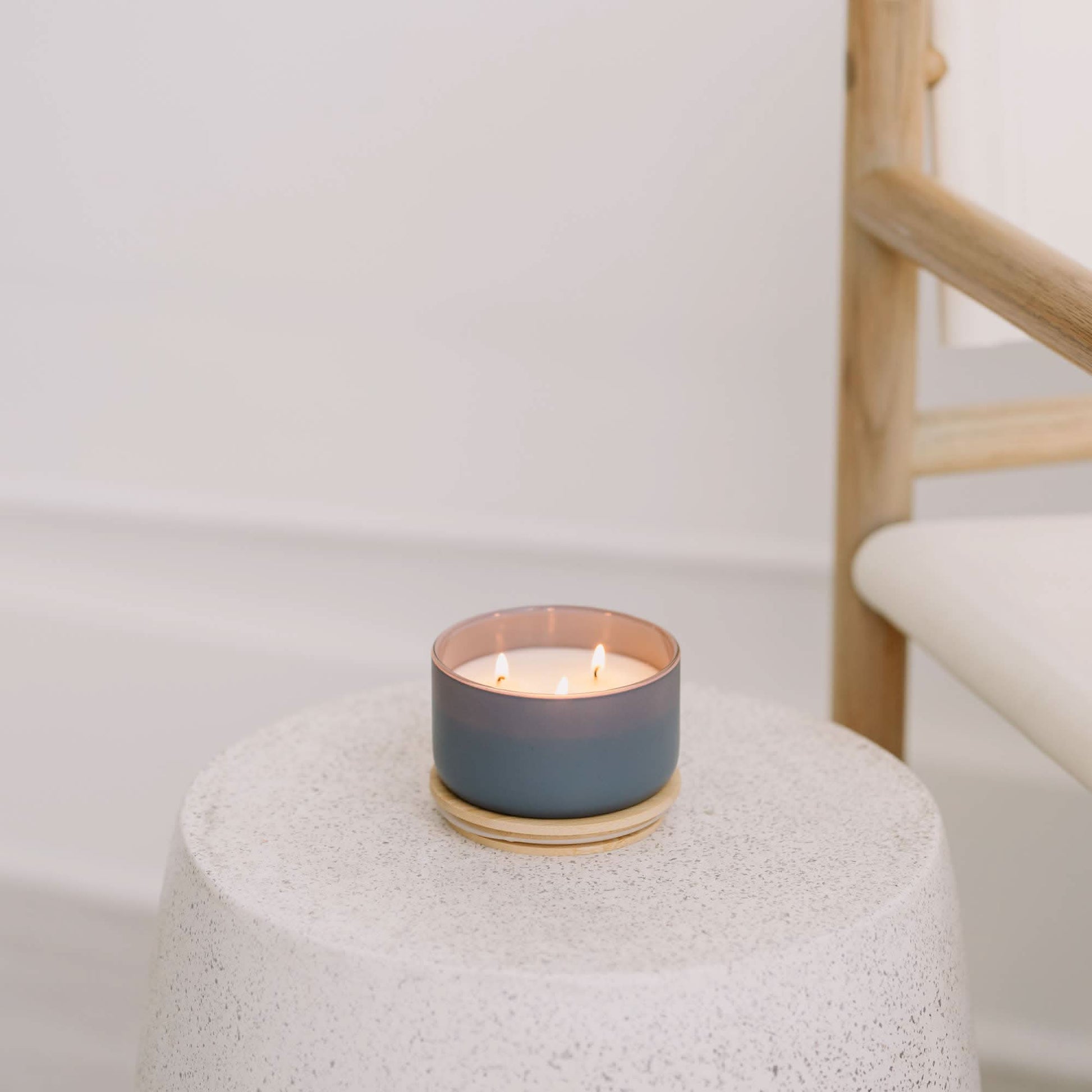 Charcoal + Sandalwood 3 Wick Soy Candle - Purpose + Passion Boutique