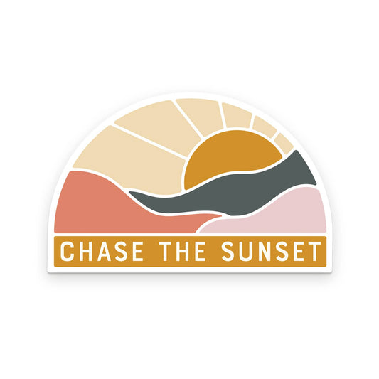 Chase The Sunset Sticker - Purpose + Passion Boutique