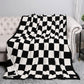 Checkerboard Patterned Throw Blanket - Purpose + Passion Boutique