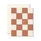Checkerboard Thank You Greeting Card - Purpose + Passion Boutique