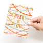 Cheers to You Party Streamers Greeting Card - Purpose + Passion Boutique