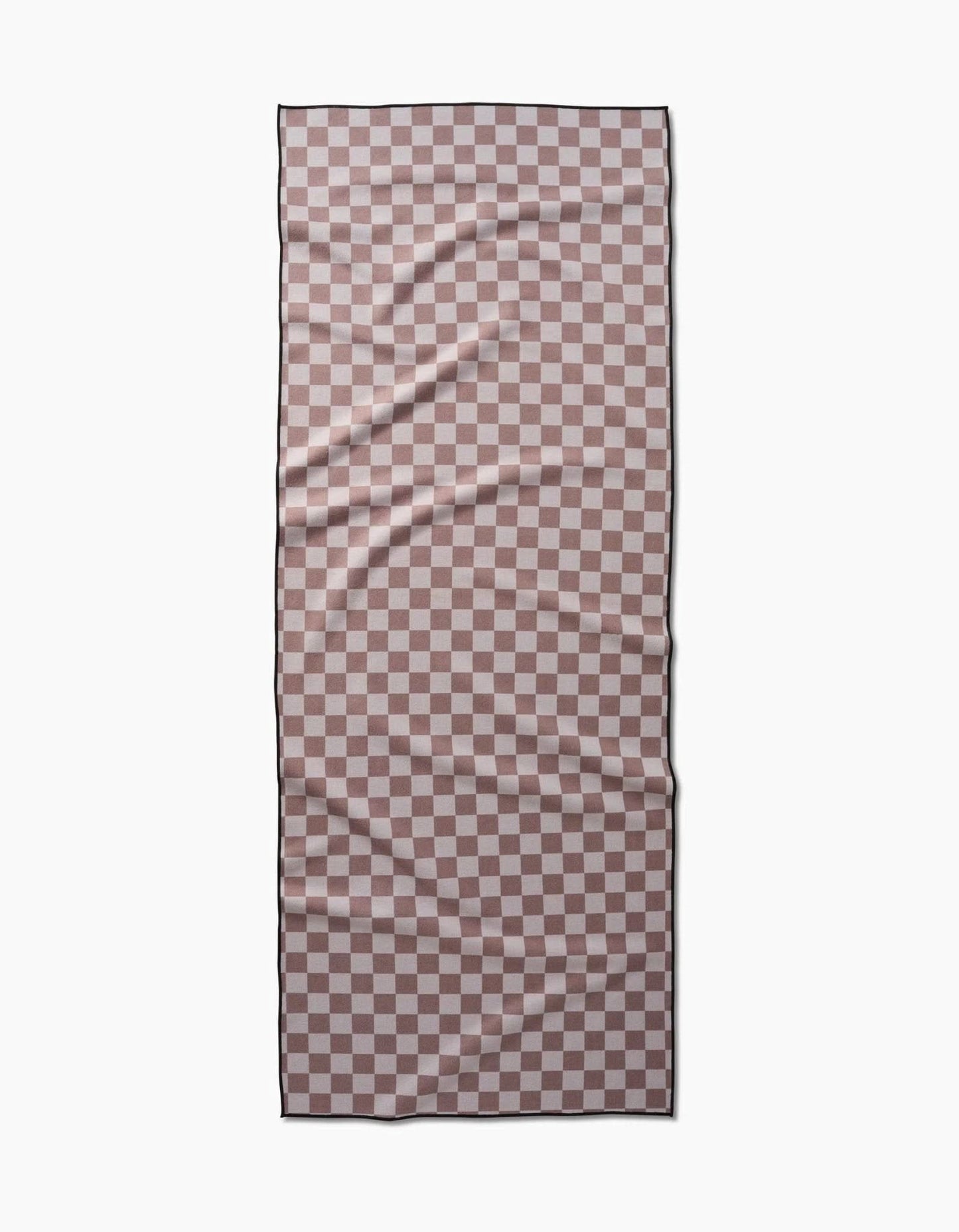 Chic Checker Yoga Towel - Purpose + Passion Boutique