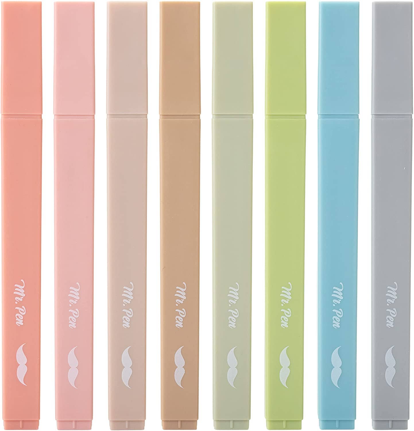 Chisel Tip Aesthetic Highlighters, 8 pcs - Purpose + Passion Boutique