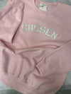 CHOSEN Light Pink Sweatshirt - Purpose + Passion Boutique
