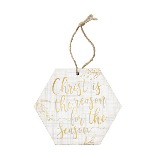 Christ Is The Reason Honeycomb Ornament - Purpose + Passion Boutique