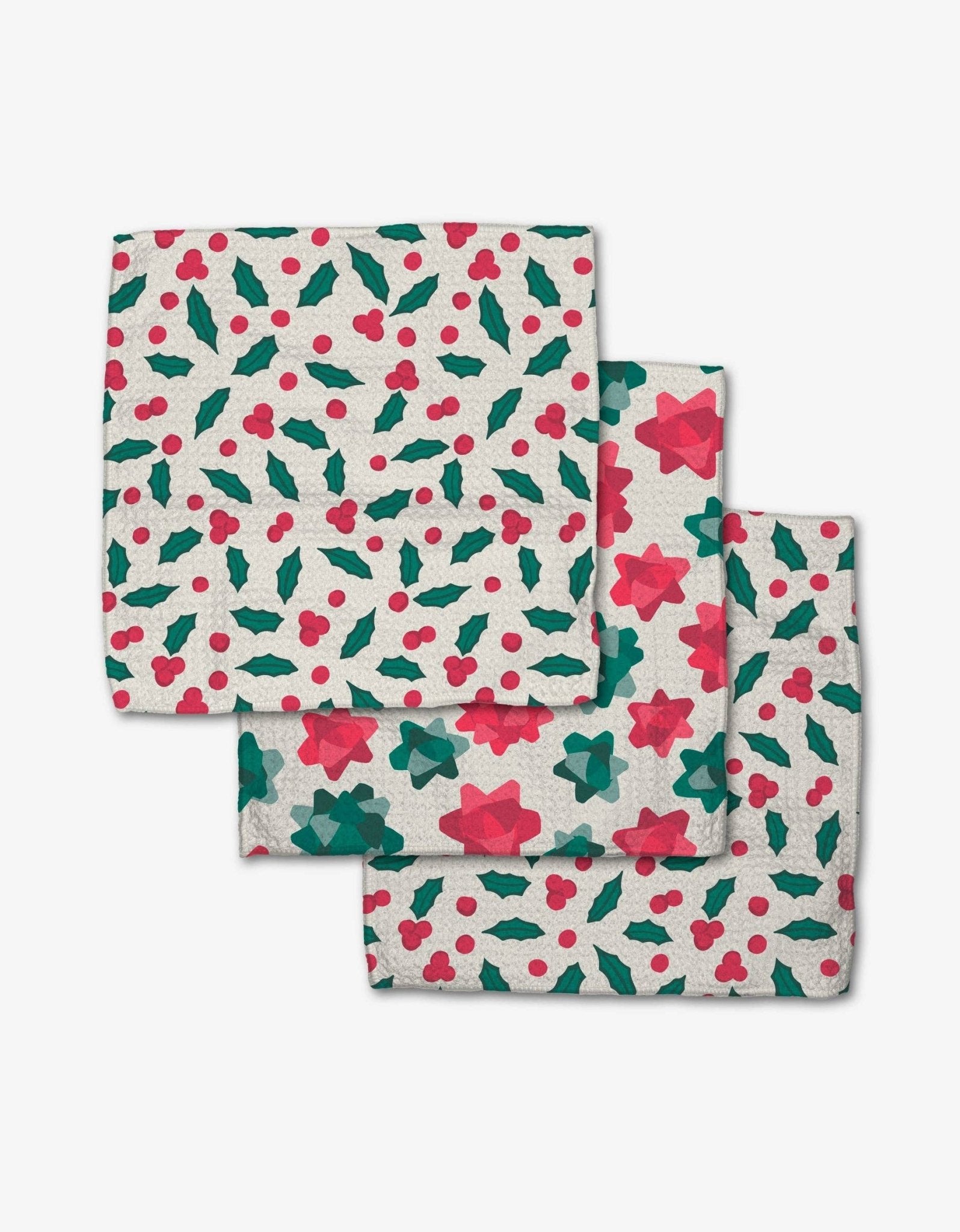 Christmas Bows Dishcloth Set - Purpose + Passion Boutique