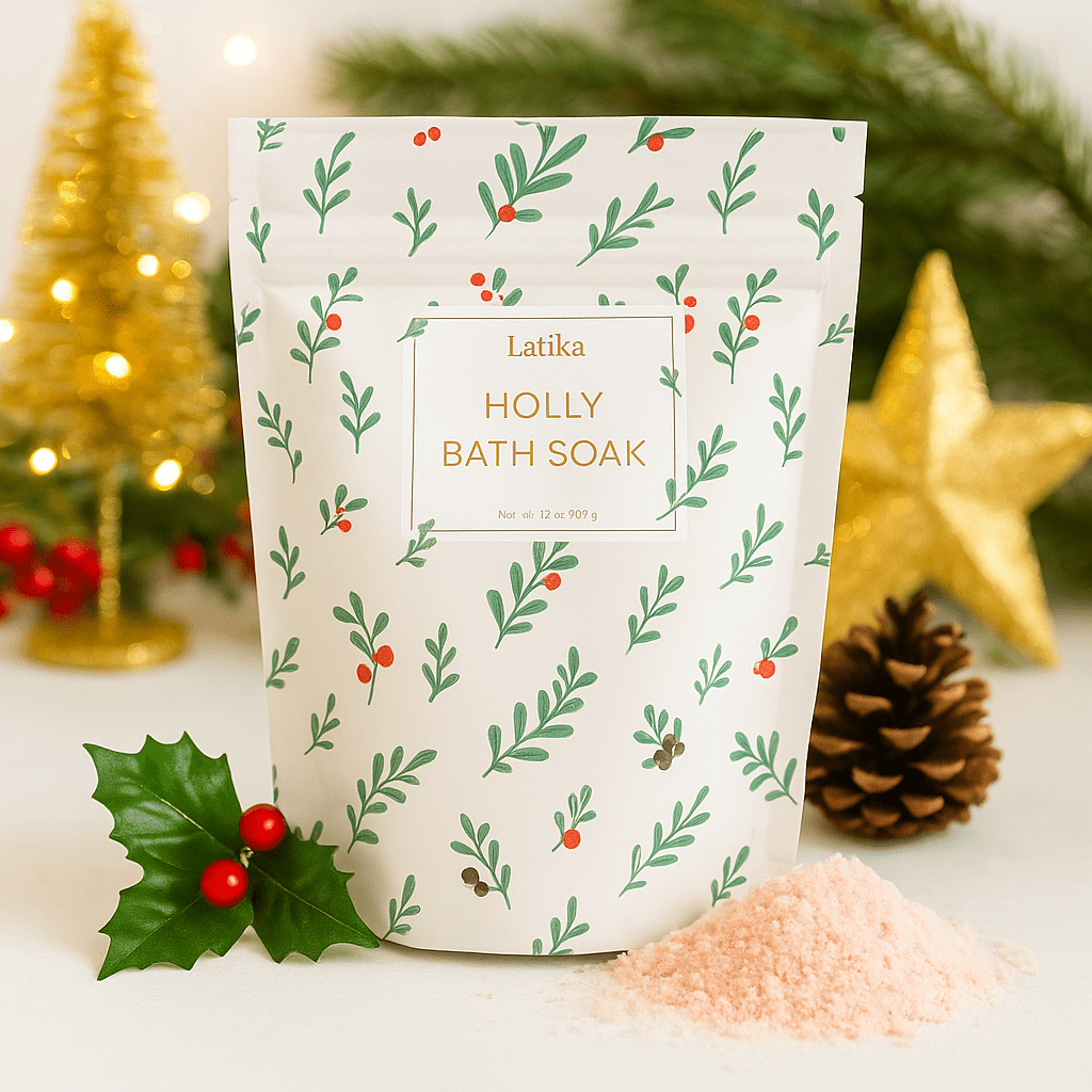 Christmas Holly Holiday Bath Soak - Purpose + Passion Boutique