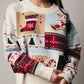 Christmas Round Neck Long Sleeve Sweater - Purpose + Passion Boutique