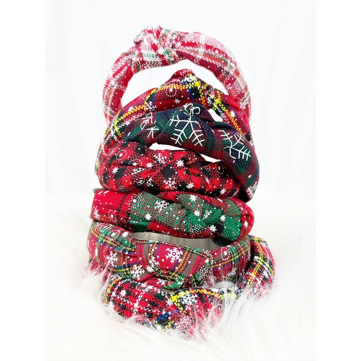 Christmas Theme Knotted Headband - Purpose + Passion Boutique
