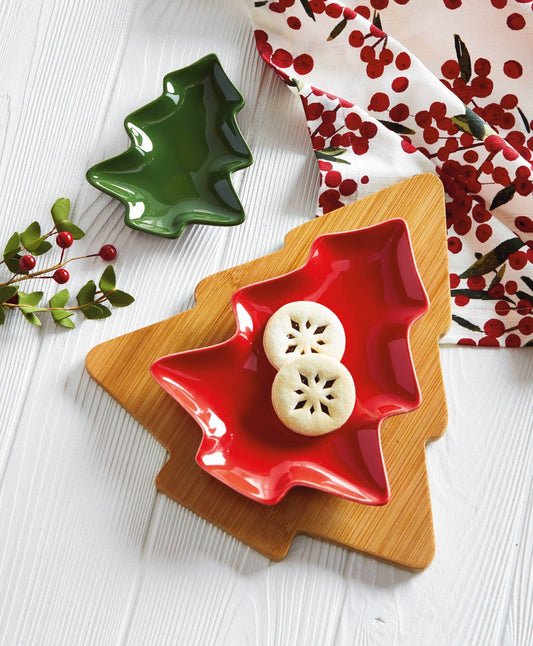 Christmas Tree Board & Dish (Set of 3) - Purpose + Passion Boutique