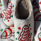 Christmas Tree Cake Slippers - Purpose + Passion Boutique