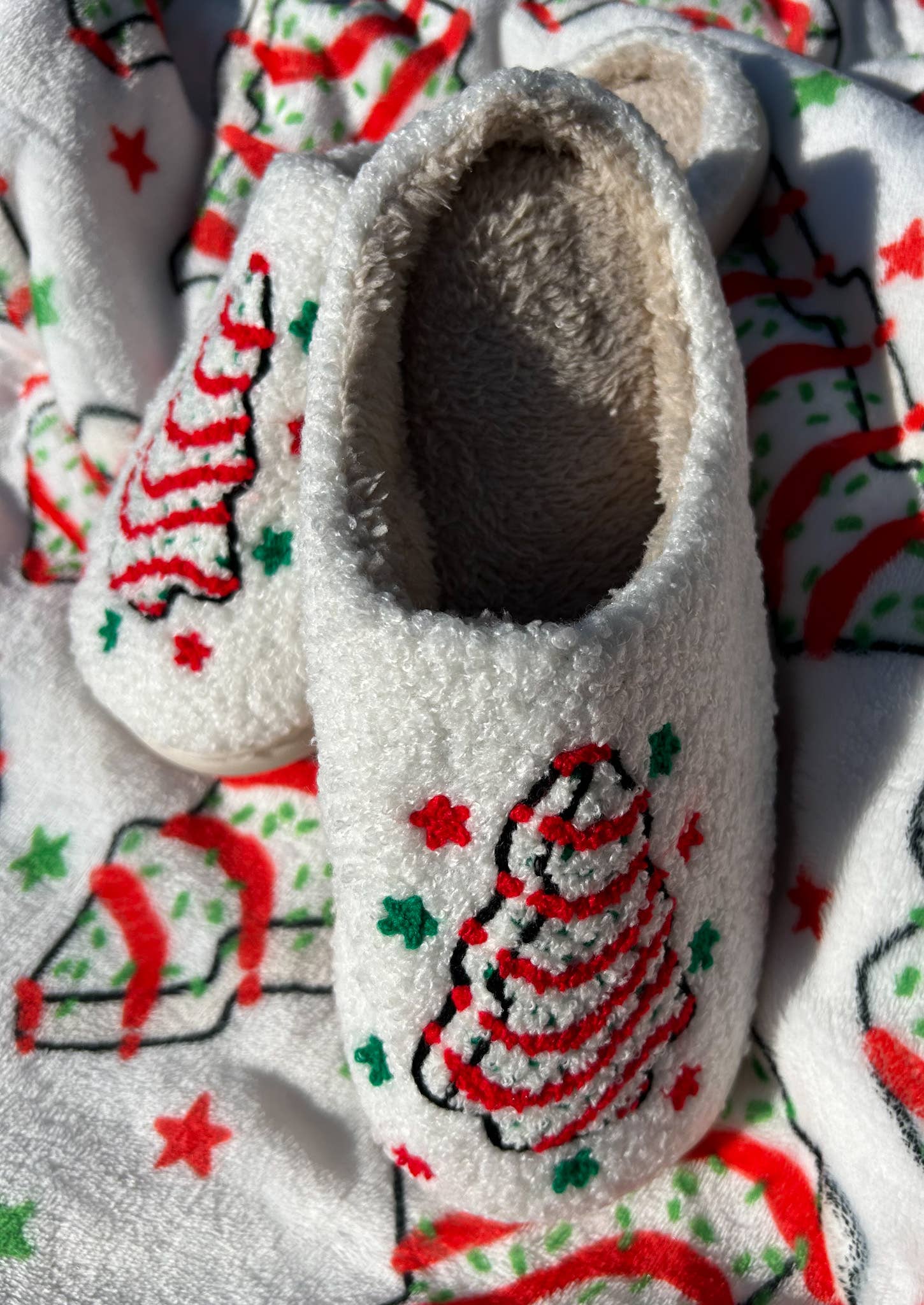 Christmas Tree Cake Slippers - Purpose + Passion Boutique