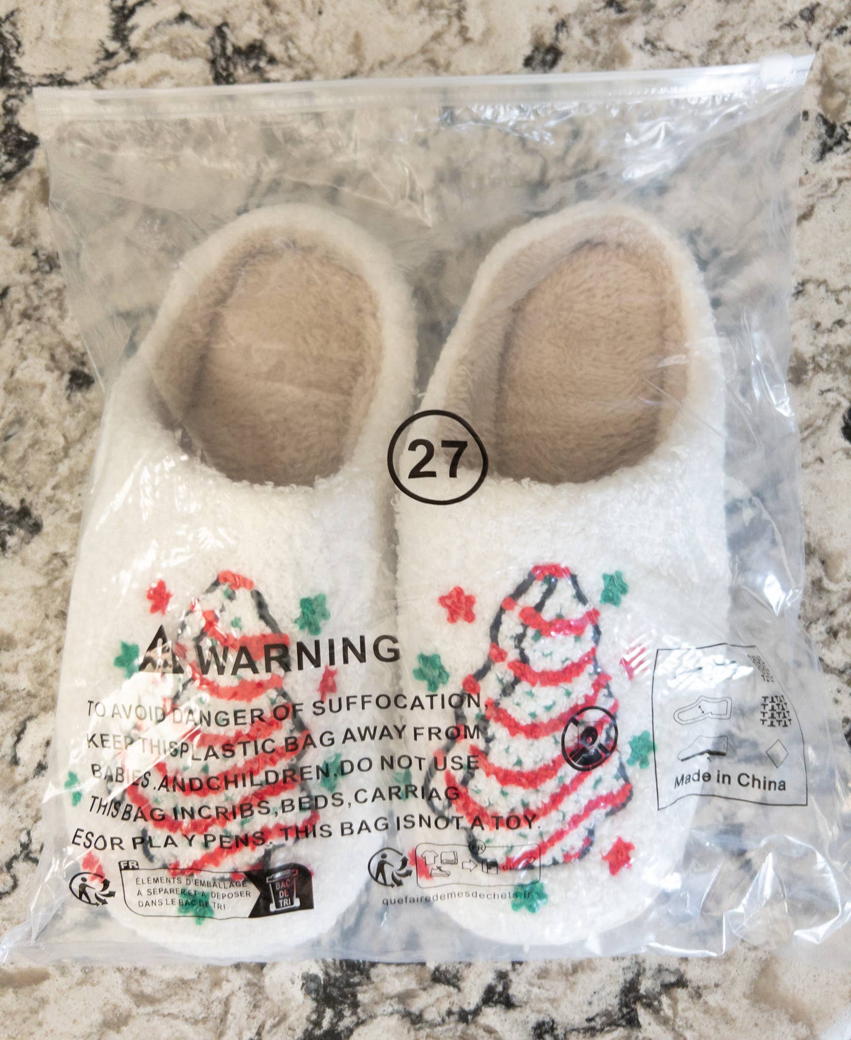 Christmas Tree Cake Slippers - Purpose + Passion Boutique