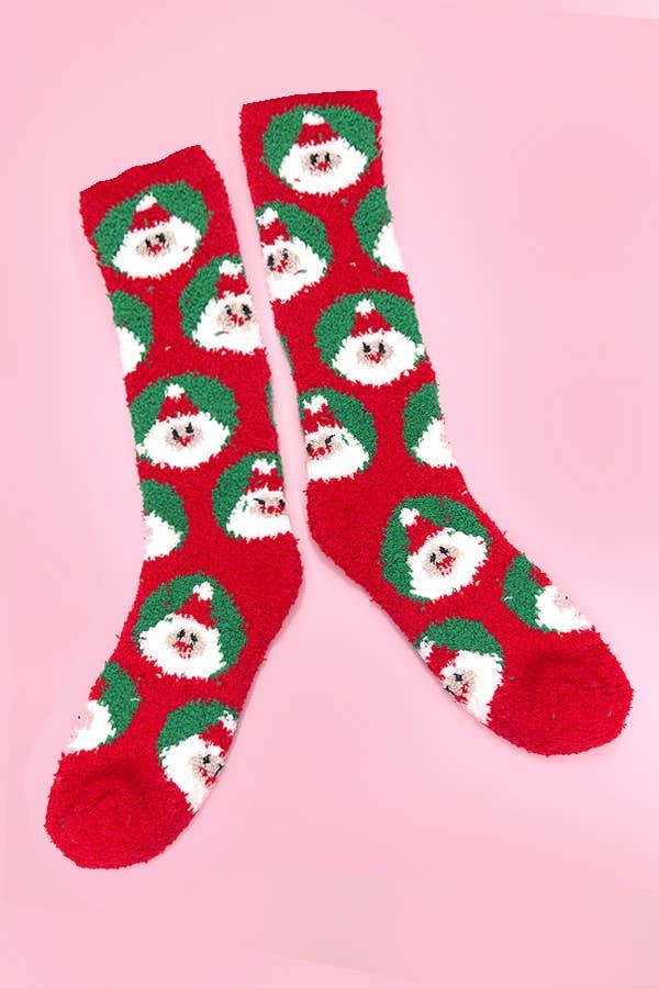 Christmas Warm Fleece Fuzzy Socks - Purpose + Passion Boutique
