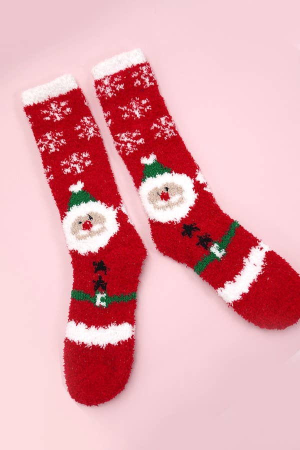 Christmas Warm Fleece Fuzzy Socks - Purpose + Passion Boutique